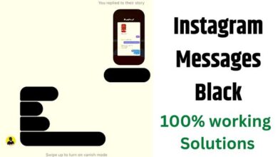 Instagram Messages Black